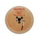 K 200 3E – Cabo coaxial RG6 Ø6.8mm 70dB - rolo 300m - branco